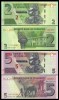 ZIMBABWE █ SET COMPLET █ 2 + 5 Dollars █ 2016 █ P-99-100 █ UNC █ necirculata