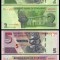 ZIMBABWE █ SET COMPLET █ 2 + 5 Dollars █ 2016 █ P-99-100 █ UNC █ necirculata