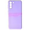 Husa Silicon Light Purple Samsung Galaxy S21 Plus, High Copy, Protectie Camera