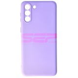 Husa Silicon Light Purple Samsung Galaxy S21 Plus, High Copy, Protectie Camera