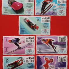 FUJEIRA, GRENOBLE - SERIE COMPLETĂ MNH