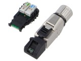 Conector RJ45 ecranat 8p8c 5,5&divide;10mm
