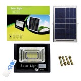 Proiector LED cu panou solar, telecomanda, 300W