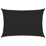 Cumpara ieftin Panza parasolar, negru, 3,5x5 m, HDPE, 160 g/m&sup2;
