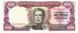 Uruguay 1 000 1000 Pesos 1967 P-49b aUNC