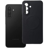 Husa MagSafe pentru Samsung Galaxy A17 4G / A17 5G, OEM, Silicone Mag, Neagra