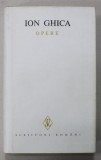 ION GHICA , OPERE , VOLUMUL V , 1988