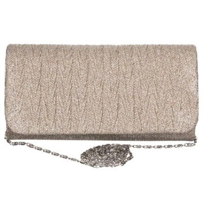 Geanta plic clutch elegant de dama, Pufo Brilliant Shine, 20 cm foto