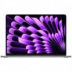 Laptop MacBook Air, 15.3", Liquid Retina, Apple M3 8-core CPU, 10-core GPU, 8GB RAM, 256GB SSD, macOS Sonoma, Space Gray