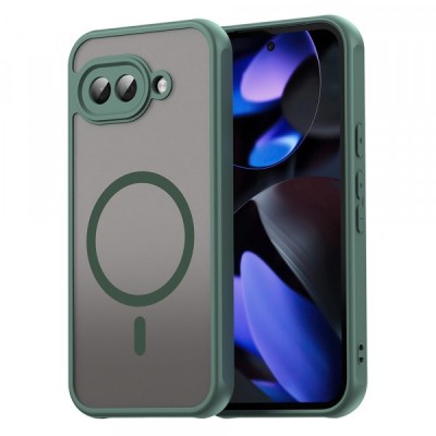 Husa MagSafe pentru Google Pixel 9a, Techsuit, HaloFrost II, Verde foto