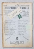 JURISPRUDENTA GENERALA , PUBLICATIUNE TRILUNARA DE JURISPRUDENTA ROMANA SI STREINA , NR.9, 1945