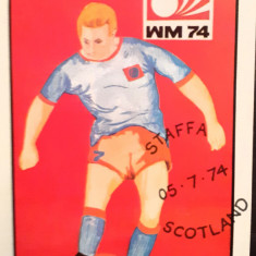 Staffa Scotland fotbal C.M. de fotbal Munich 74, bloc uzat