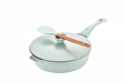 Set tigaie multifunctionala din aluminiu, 4 piese ZASS Gourmet ZG-ACS 07, Verde - NOU foto