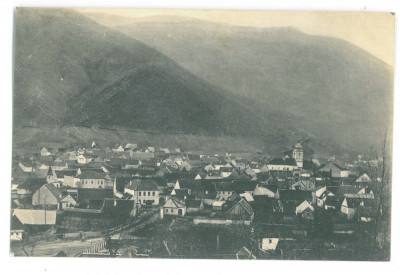 2492 - SADU, Sibiu, Panorama, Romania - old postcard - used - 1916 foto