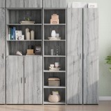 VidaXL Dulap &icirc;nalt, gri sonoma, 45x41x185 cm, lemn prelucrat