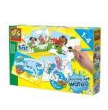 Cumpara ieftin Set de pictat cu apa SES Creative - Animalute