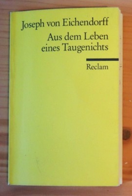 Aus dem Leben eines Taugenichts / Joseph von Eichendorff foto