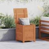 vidaXL Cutie de perne de exterior maro 50x50x56 cm lemn masiv brad
