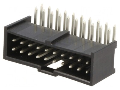 Soclu dreptunghiular tată C-Grid III 2,54mm 20 PIN THT foto