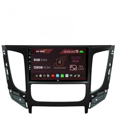 Navigatie Mitsubishi L200 (2014-2020), Android 13, B-Octacore 6GB RAM + 128GB ROM, 9 Inch - AD-BGB9006+AD-BGRKIT274 foto