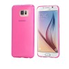 Husa Silicon Samsung S6 Edge+ g928 Clear Pink Ultra Thin 