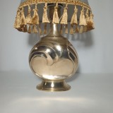 Veioza, Regina Design-Belgia, Art Deco, alama placata aur, vintage