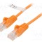 Cabluri patch Goobay U/UTP 5e 1,5m portocalie 27AWG CCA PVC
