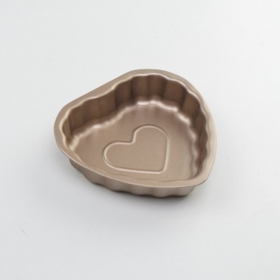 Set 2 tavi cuptor,12 cm forma inima , foto