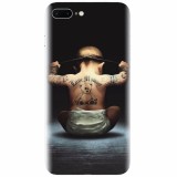 Husa silicon pentru Apple Iphone 7 Plus, Body Builder Cute Baby Tattoo