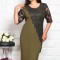 Rochie de Ocazie Evita Olive - 50Marimea