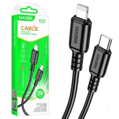 Cablu De Date Si Incarcare USB C &ndash; Lightning iPhone iPad 20W 1m Negru