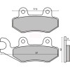 Placute frana sinter Centro 125IE fata Cod Produs: MX_NEW 225100583RM