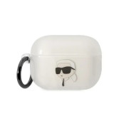 Cumpara ieftin Husa Karl Lagerfeld 3D Karl Head pentru Airpods Pro Transparent