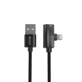 Adaptor tip cablu Jellico K18 USB 1m audio plus incarcare Black