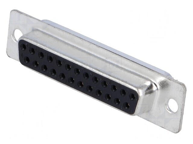 Mufă Mamă D-Sub 25 PIN Pe Cablu Aurită