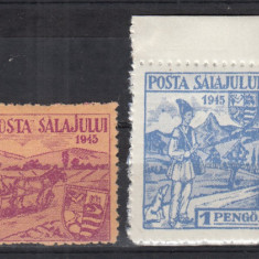 ROMANIA 1945 POSTA SALAJULUI EMISIUNEA a II-a SERIE MNH