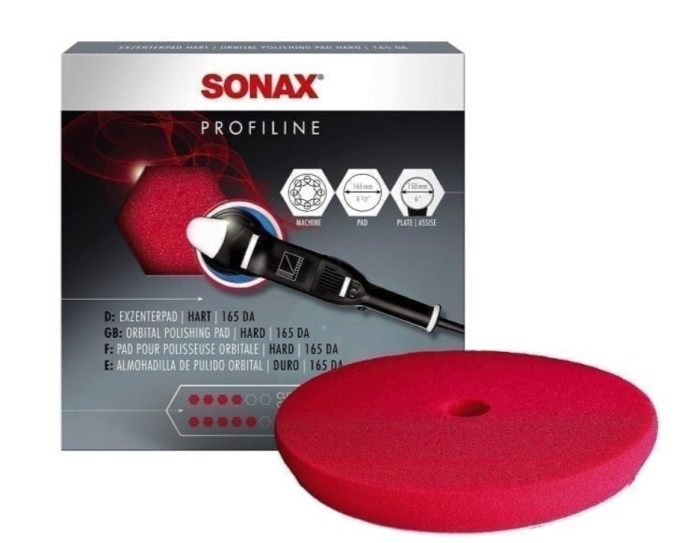 Burete Rosu pentru Polish Abraziv, 165 mm, Sonax