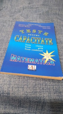 TESTE PENTRU CAPACITATE GABRIEL RADUCAN foto