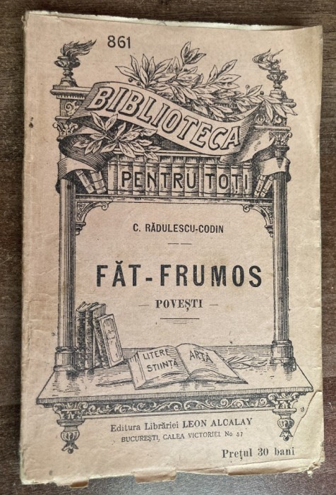myh 61 62 - Biblioteca pt toti - 861 - C Radulescu Codin - Fat Frumos - povesti