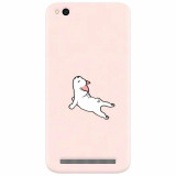 Husa silicon pentru Xiaomi Redmi 5A, Cute Dog Streching
