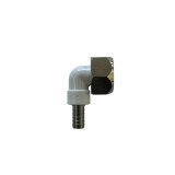 Winkelverschraubung CNS 90&deg; f&uuml;r Bierschlauch 5/8 Zoll, NW 7mm