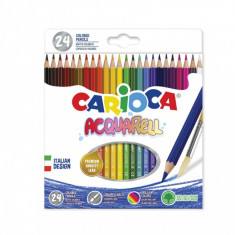 Creioane colorate Carioca Aquarelle, varf O 3.3 mm,24 culori set