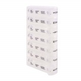 Cutie organizator medicamente Pufo pe saptamana cu patru compartimente pe zi, transparent, 20 cm