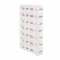 Cutie organizator medicamente Pufo pe saptamana cu patru compartimente pe zi, transparent, 20 cm