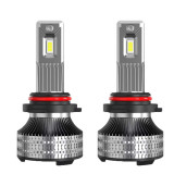 Cumpara ieftin Set 2 LED-uri Auto Techstar&reg; P30, 9006, 80w, 14000 Lumeni, 6500K, AUTO, 12-24 Volti, CSP, Canbus, Miez Cupru, Radiator Aluminiu