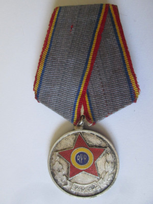 Medalia Fortele Armate ale R.P.R. a X-a aniversare 1953 foto