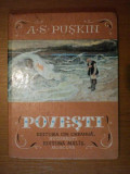 POVESTI de A. S. PUSKIN , ilustrator IV. BRUNI , in romaneste de ADRIAN MANIU