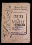 M3 C18 - 1950 - Cartea de membra - Uniunea femeilor democrate