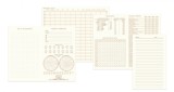 Carnet - Burgundy Solar System - Matte Satin Bookcloth | DesignWorks Ink
