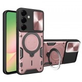 Husa pentru Samsung Galaxy A56 A566, Techsuit, CamGuard Pro, Roz Aurie